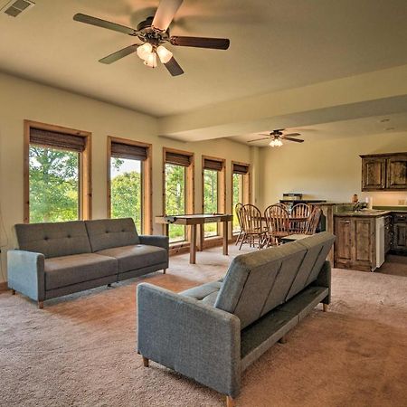 Spacious Log Cabin With Fire Pit And Game Room! Eureka Springs Kültér fotó