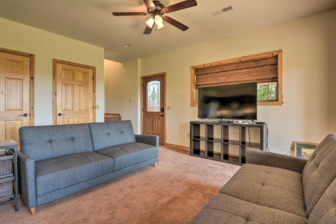 Spacious Log Cabin With Fire Pit And Game Room! Eureka Springs Kültér fotó